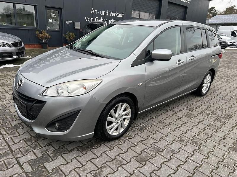 Gebraucht Mazda 5 Center-Line 144 PS (105 kW) 2011 Silber Van / Kleinbus