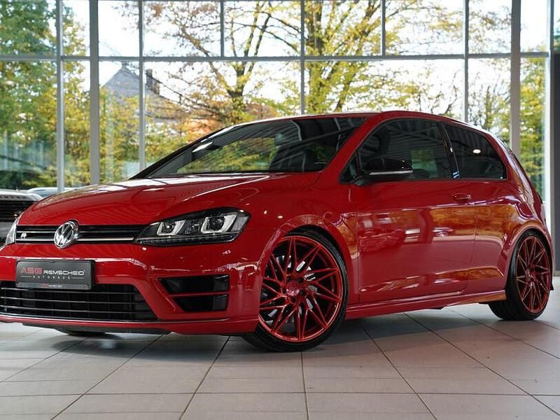 Rot Gebraucht 2016 VW Golf VII R Kleinwagen | 19.900 € (Guter Preis) - Bild 1/3