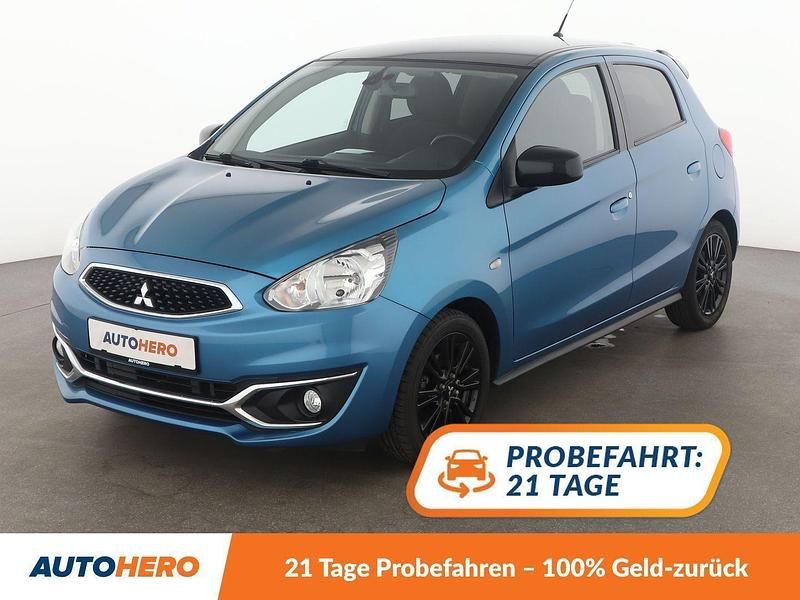 Blau Gebraucht 2019 Mitsubishi Space Star Diamant Edition Kleinwagen | 9.290 € (Fairer Preis) - Bild 1/3