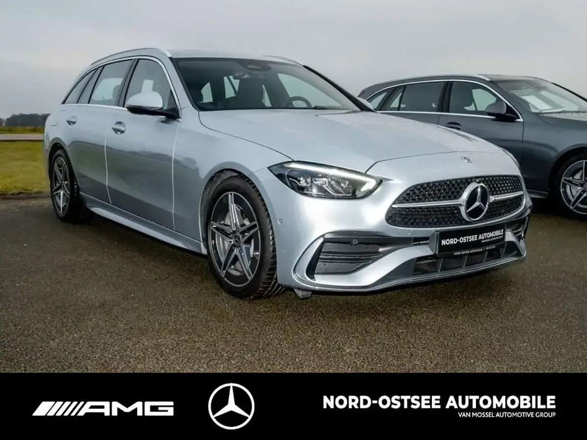 Gebraucht Mercedes C220 AMG 197 PS (144 kW) 2025 Metalliclack hightechsilber Kombi