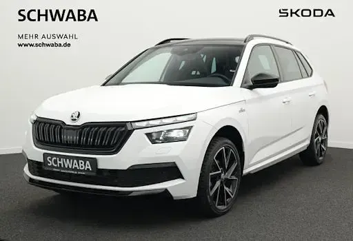 Gebraucht Skoda Kamiq Monte Carlo 110 PS (80 kW) 2022 Moonweiss metallic SUV