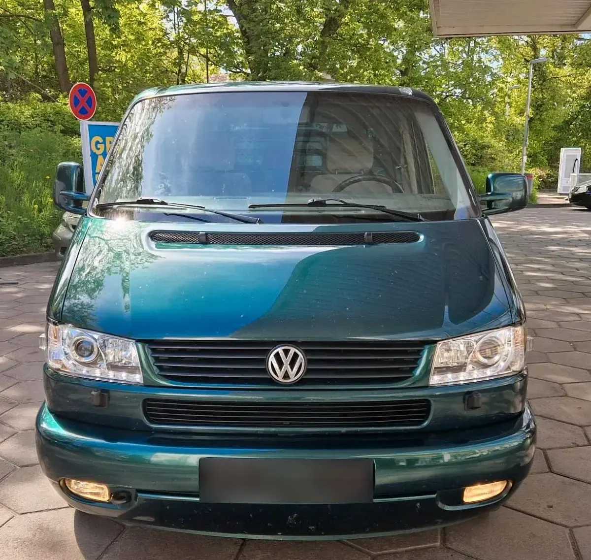 Gebraucht VW Multivan 102 PS (75 kW) 1999 Grün Van / Kleinbus