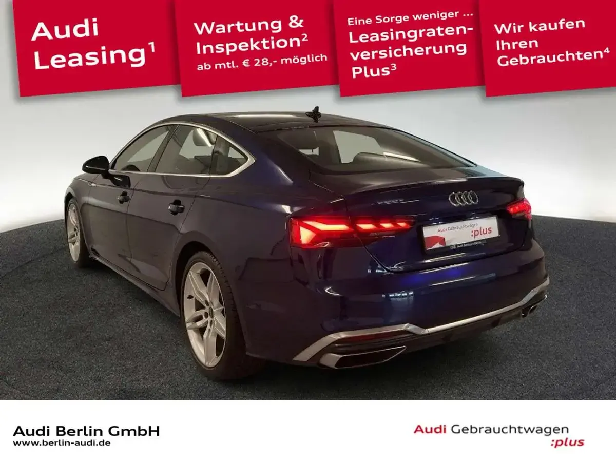 Gebraucht Audi A5 S-Line 163 PS (119 kW) 2023 Navarrablau metallic Coupé
