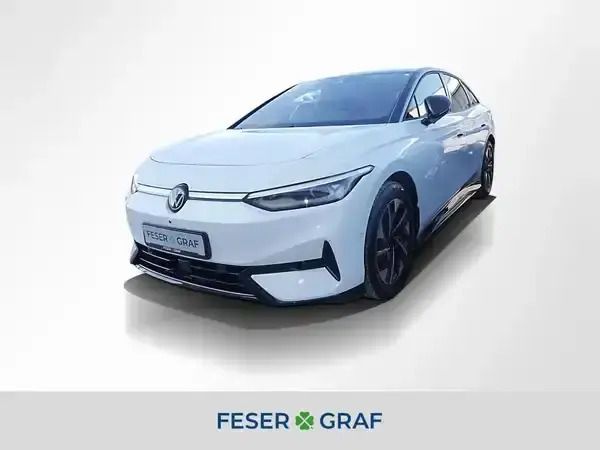 Gletscherweiß metallic / schwarz Neu 2025 VW ID.7 Limousine | 69.915 € (Teuer) - Bild 1/4