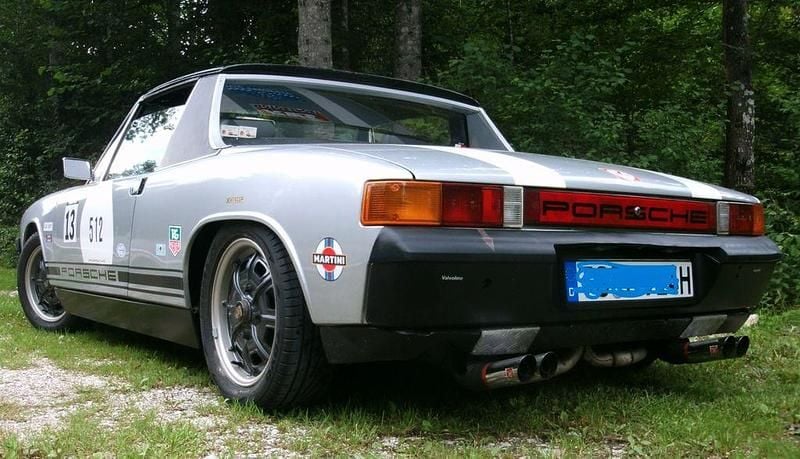 Silber Gebraucht 1972 Porsche 914 Cabrio | 17.500 € - Bild 1/4
