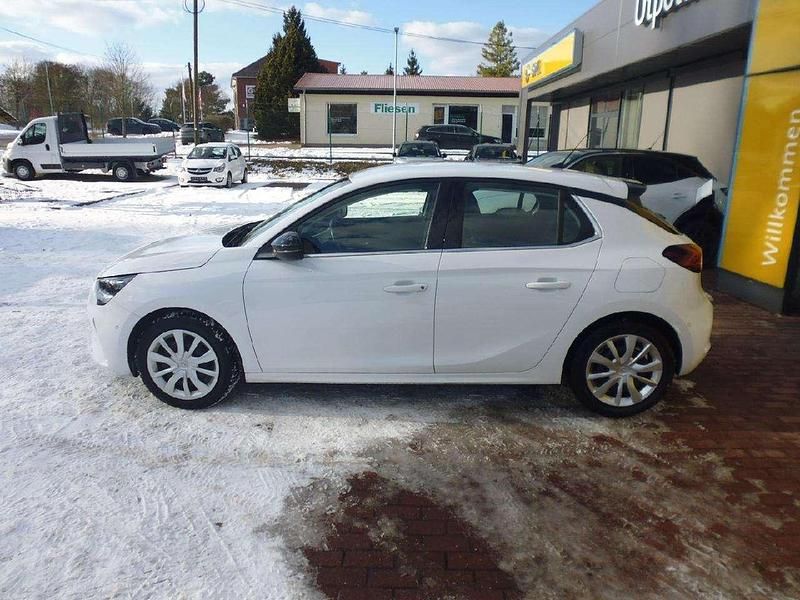 Gebraucht Opel Corsa Elegance 75 PS (55 kW) 2022 Jade weiss/arktis weiss Kleinwagen