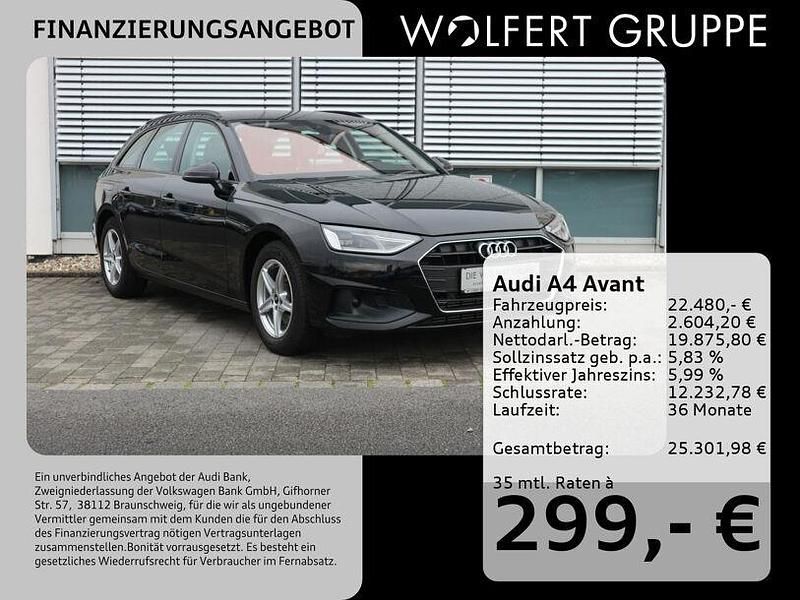 Schwarz Gebraucht 2022 Audi A4 Sport Kombi | 22.480 € (Guter Preis) - Bild 1/4