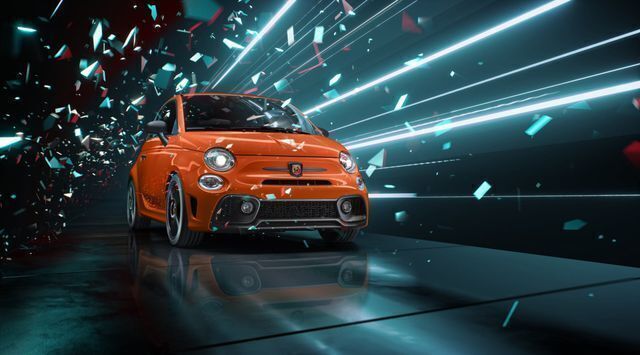 Orange (racing orange) Gebraucht 2023 Abarth 595C Cabrio | 30.990 € (Etwas zu teuer) - Bild 1/4