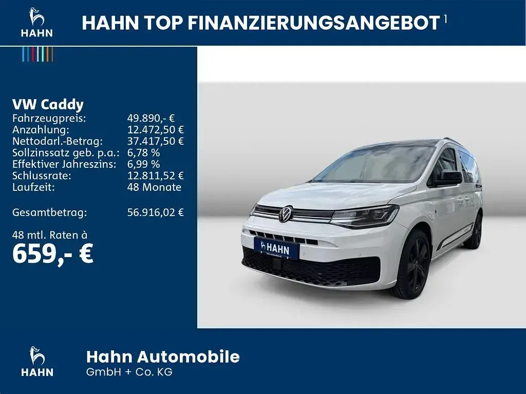 Neu VW Caddy Edition 150 PS (110 kW) 2026 Candyweiß deep black perleffe Van / Kleinbus