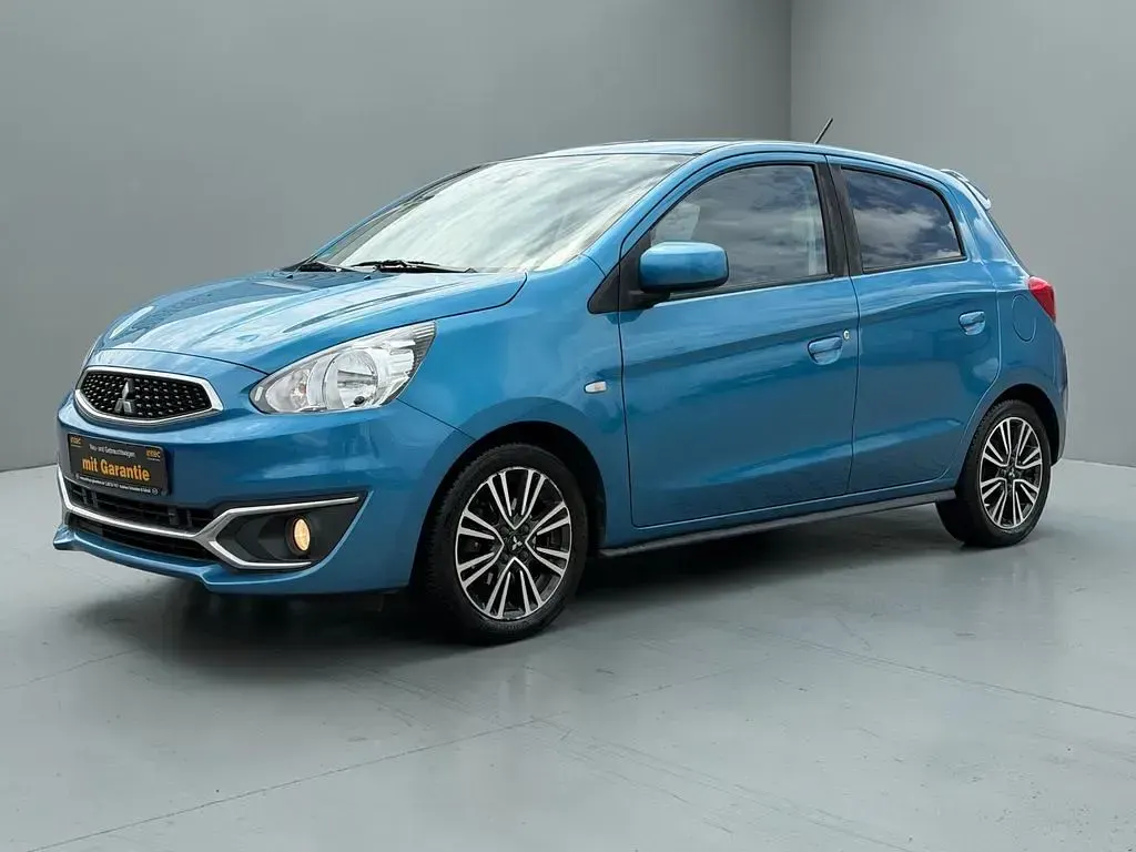 Gebraucht Mitsubishi Space Star Edition 80 PS (58 kW) 2018 Atollblau (p) Kleinwagen