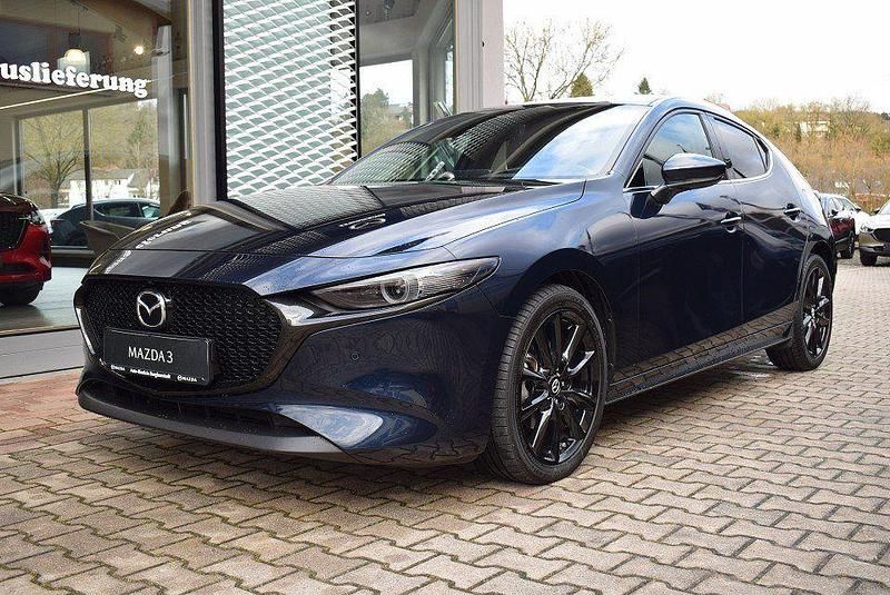 Gebraucht Mazda 3 Exclusive-Line 186 PS (136 kW) 2023 Blau Limousine