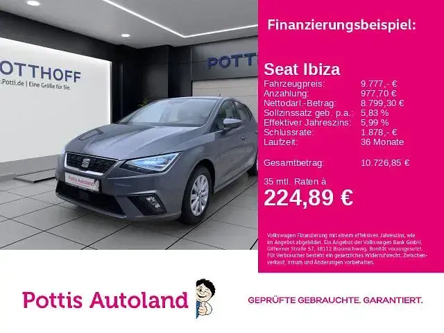 Gebraucht Seat Ibiza Style 95 PS (69 kW) 2017 Kleinwagen