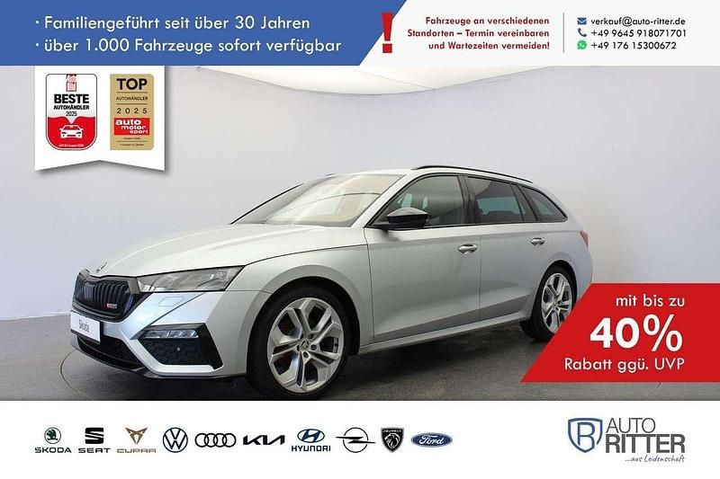 Brillantsilber metallic/silbe Gebraucht 2023 Skoda Octavia RS Kombi | 39.990 € (Etwas zu teuer) - Bild 1/4