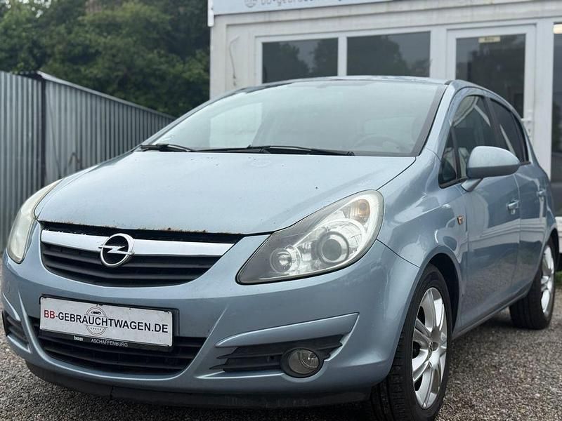 Blau Gebraucht 2009 Opel Corsa Innovation Limousine | 1.490 € (Superpreis) - Bild 1/4