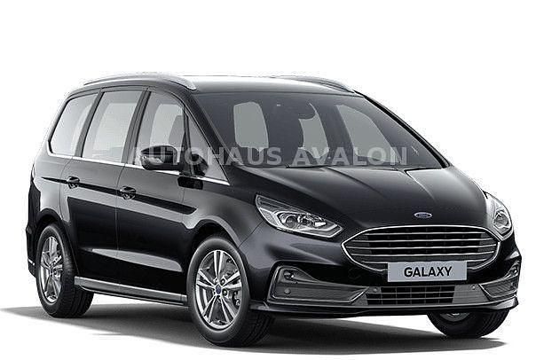 Obsidianschwarz metallic Gebraucht 2022 Ford Galaxy Titanium Van / Kleinbus | 34.980 € (Teuer) - Bild 1/3