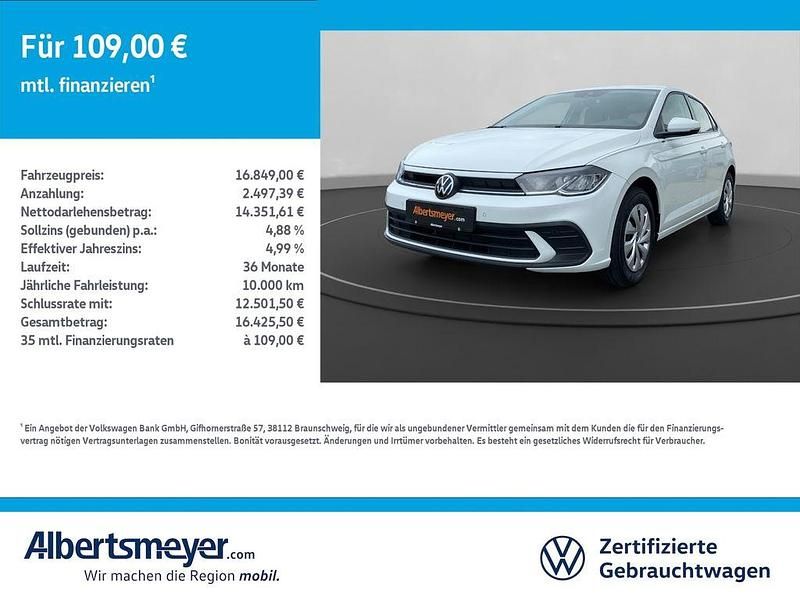 Weiß Gebraucht 2024 VW Polo Life Kleinwagen | 16.849 € (Guter Preis) - Bild 1/4