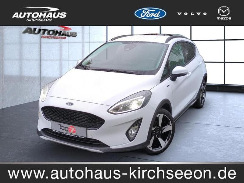 Frostweiß (metallic) Gebraucht 2021 Ford Fiesta Active X Kleinwagen | 14.750 € (Fairer Preis) - Bild 1/4