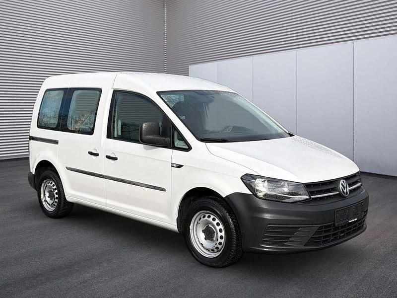 Gebraucht VW Caddy 75 PS (55 kW) 2018 Weiß Van / Kleinbus