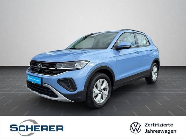 Clear blue metallic (metallic) Gebraucht 2024 VW T-Cross Life SUV | 20.490 € (Fairer Preis) - Bild 1/3