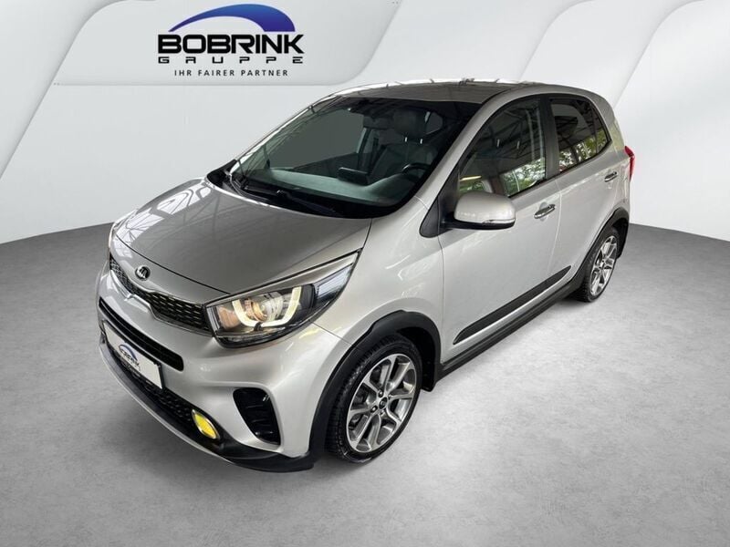 Silber Gebraucht 2018 Kia Picanto X-Line Kleinwagen | 13.190 € (Fairer Preis) - Bild 1/4