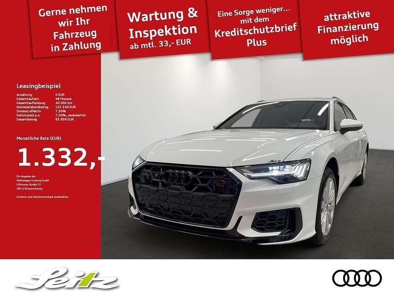 Weiss Neu 2024 Audi S6 Advanced Kombi | 101.549 € - Bild 1/3