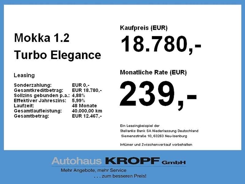 Gebraucht Opel Mokka Elegance 101 PS (74 kW) 2023 Weiss SUV