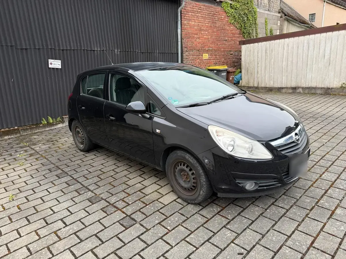 Gebraucht Opel Corsa 80 PS (58 kW) 2009 Schwarz Kleinwagen