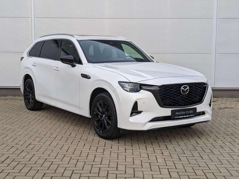 Neu Mazda CX-80 Homura-Line 254 PS (186 kW) 2026 Arctic white SUV