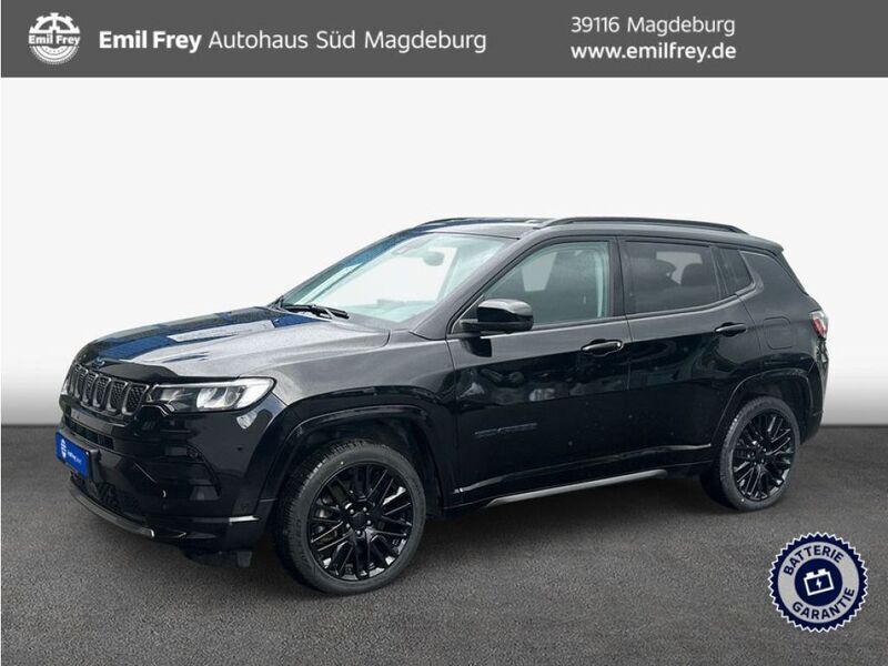 Solid black Gebraucht 2022 Jeep Compass SUV | 24.924 € (Fairer Preis) - Bild 1/4