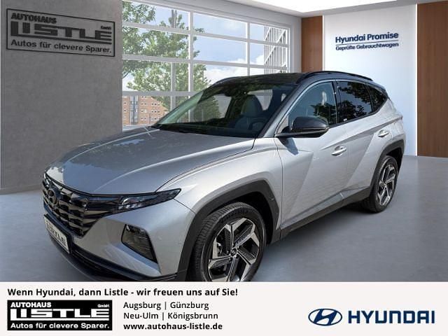 Shimmering silver / dark knigh Gebraucht 2021 Hyundai Tucson Prime SUV | 30.985 € (Fairer Preis) - Bild 1/4