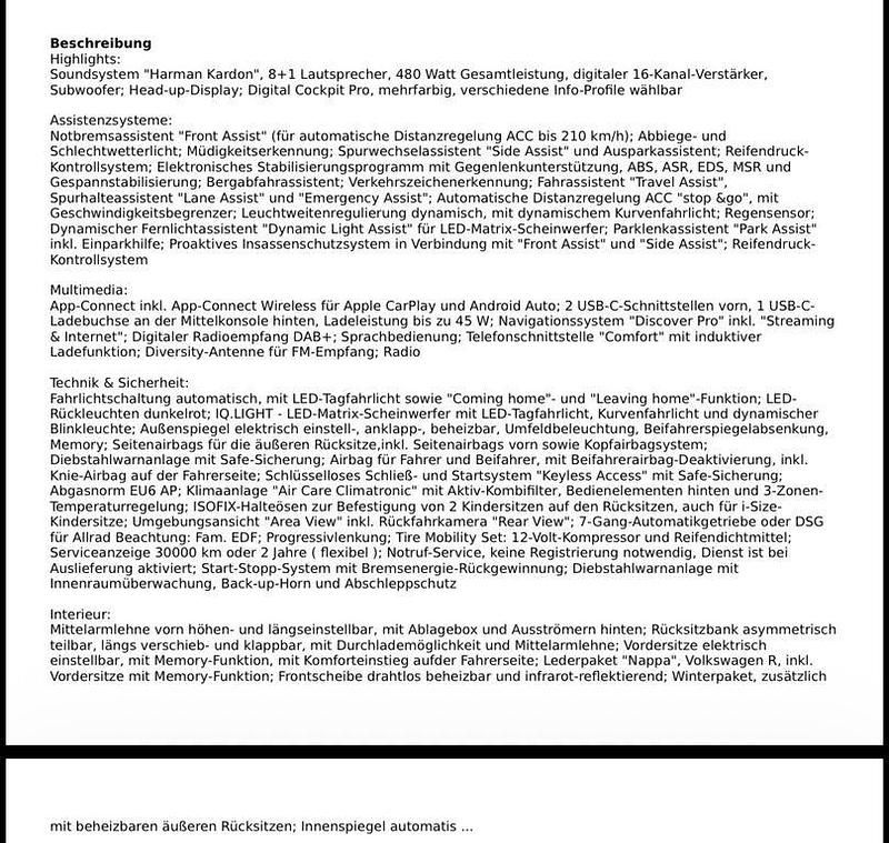 Gebraucht VW Tiguan R 320 PS (235 kW) 2023 Schwarz SUV