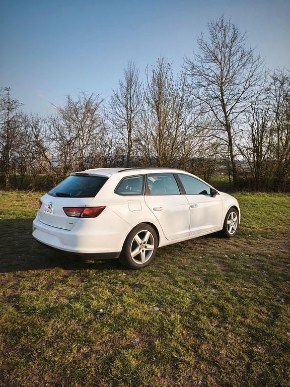 Gebraucht Seat Leon ST Reference 105 PS (77 kW) 2014 Weiß Kombi