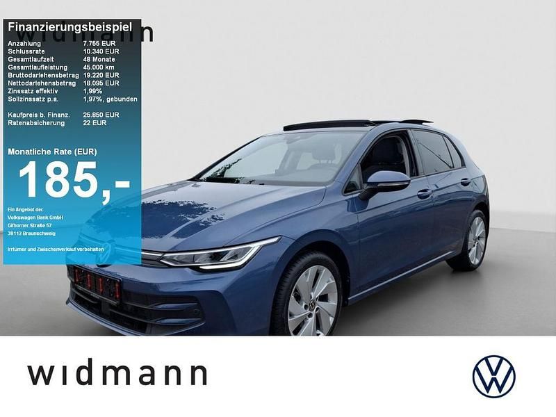 Anemonenblau metallic Gebraucht 2024 VW Golf VIII Life Limousine | 25.850 € (Fairer Preis) - Bild 1/4