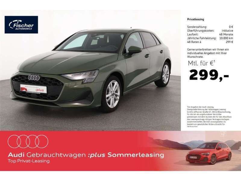 Gruen Gebraucht 2024 Audi A3 Sportback Limousine | 33.980 € (Guter Preis) - Bild 1/4