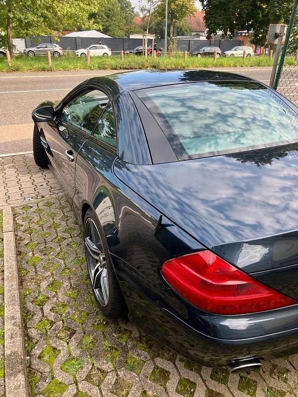 Blau Gebraucht 2002 Mercedes SL500 Cabrio | 17.000 € (Fairer Preis) - Bild 1/4
