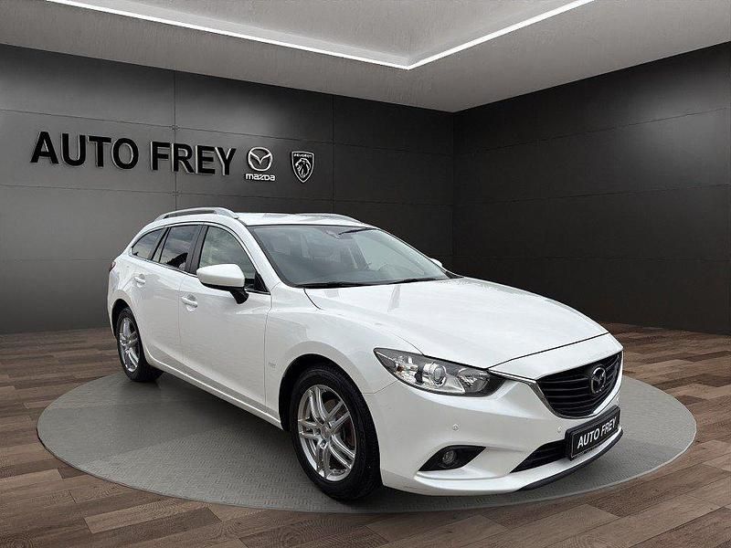Weiß Gebraucht 2015 Mazda 6 Center-Line Kombi | 14.990 € (Teuer) - Bild 1/3