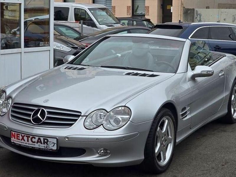 Gebraucht Mercedes SL500 306 PS (225 kW) 2003 Silber Cabrio