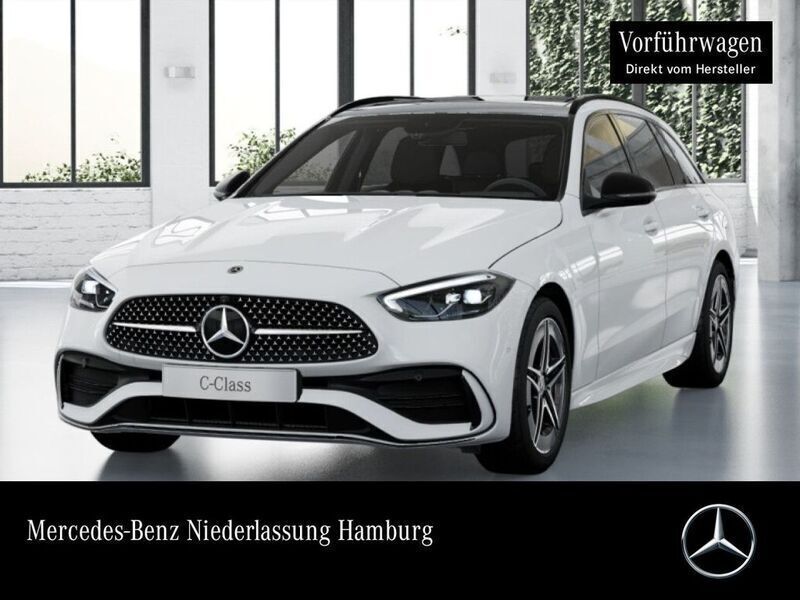 Polarweiß Gebraucht 2025 Mercedes C300e AMG Kombi | 53.500 € (Fairer Preis) - Bild 1/4