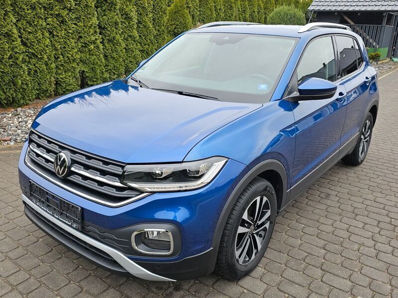 Reef blue metallic Gebraucht 2020 VW T-Cross United SUV | 18.460 € (Guter Preis) - Bild 1/4