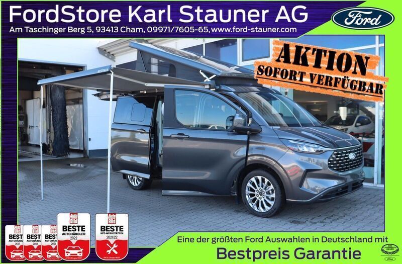 Grey metallic Neu 2025 Ford Tourneo Custom Nugget Van / Kleinbus | 71.980 € (Fairer Preis) - Bild 1/4