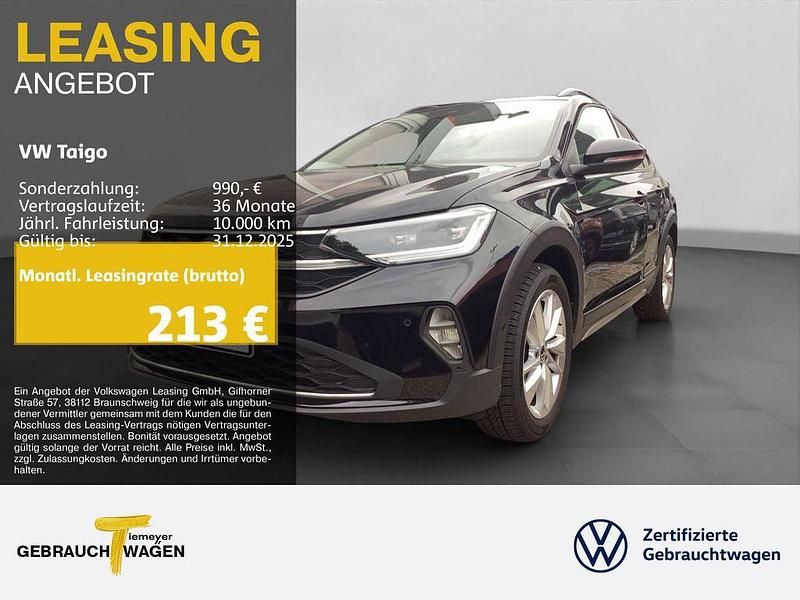 Schwarz Gebraucht 2024 VW Taigo Move SUV | 25.240 € (Guter Preis) - Bild 1/4