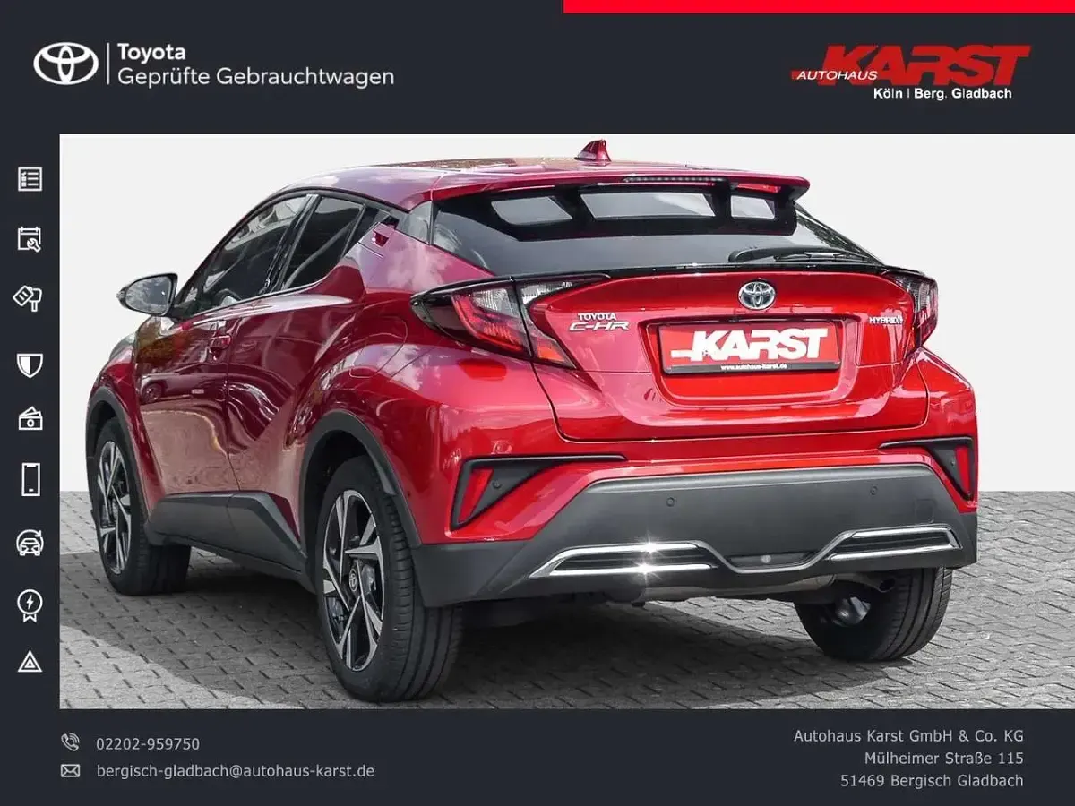 Gebraucht Toyota C-HR Basis 184 PS (135 kW) 2022 Karminarot metallic SUV