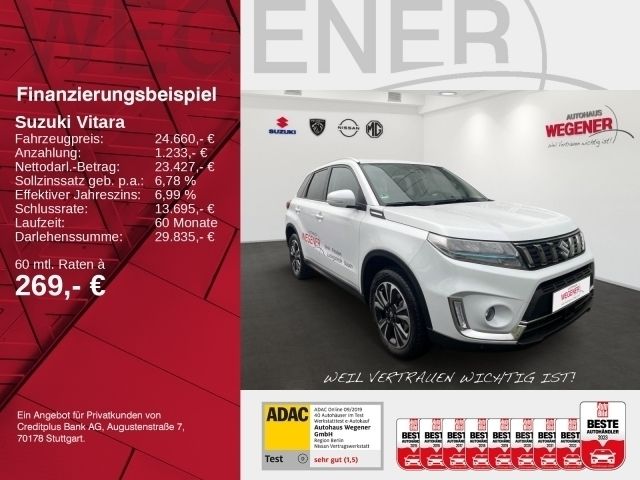 Gebraucht Suzuki Vitara Comfort+ 129 PS (94 kW) 2023 Cool white pearl metallic SUV