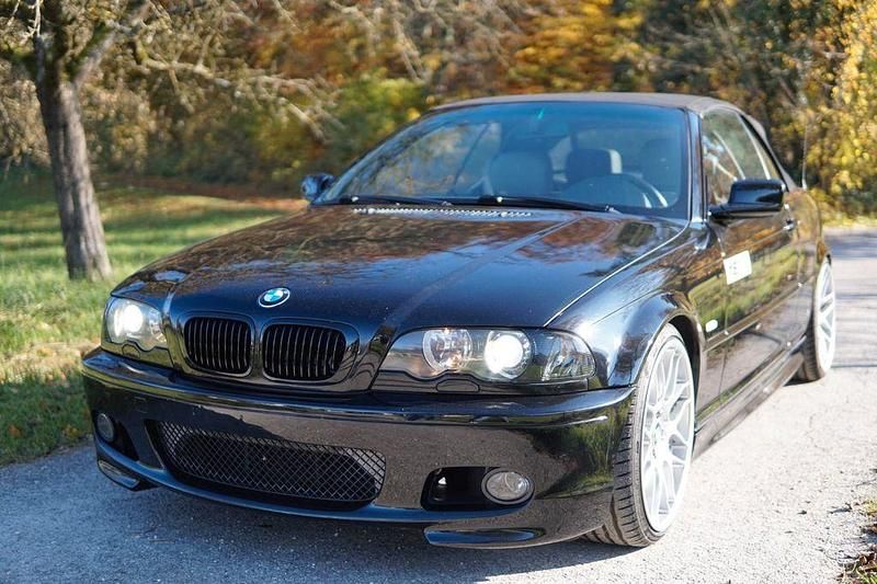 Schwarz Gebraucht 2002 BMW 330 Cabriolet M Sport Cabrio | 18.499 € (Teuer) - Bild 1/4