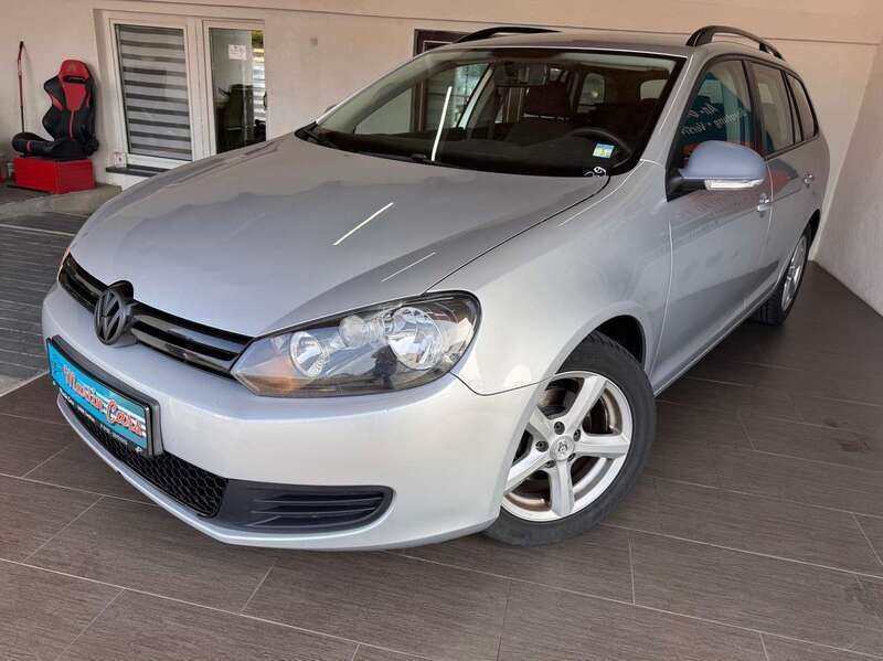 Silber Gebraucht 2010 VW Golf VI Trendline Kombi | 4.399 € (Fairer Preis) - Bild 1/4