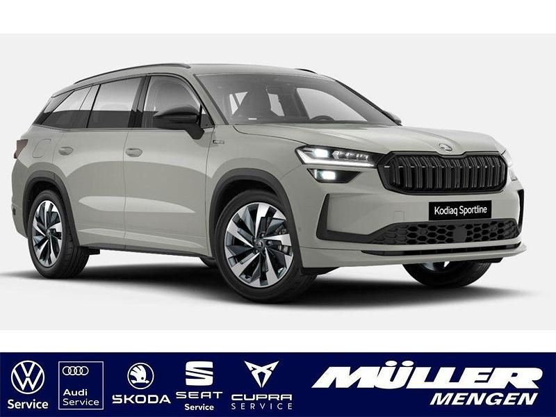 Grau Neu 2025 Skoda Kodiaq SportLine SUV | 55.490 € (Etwas zu teuer) - Bild 1/4