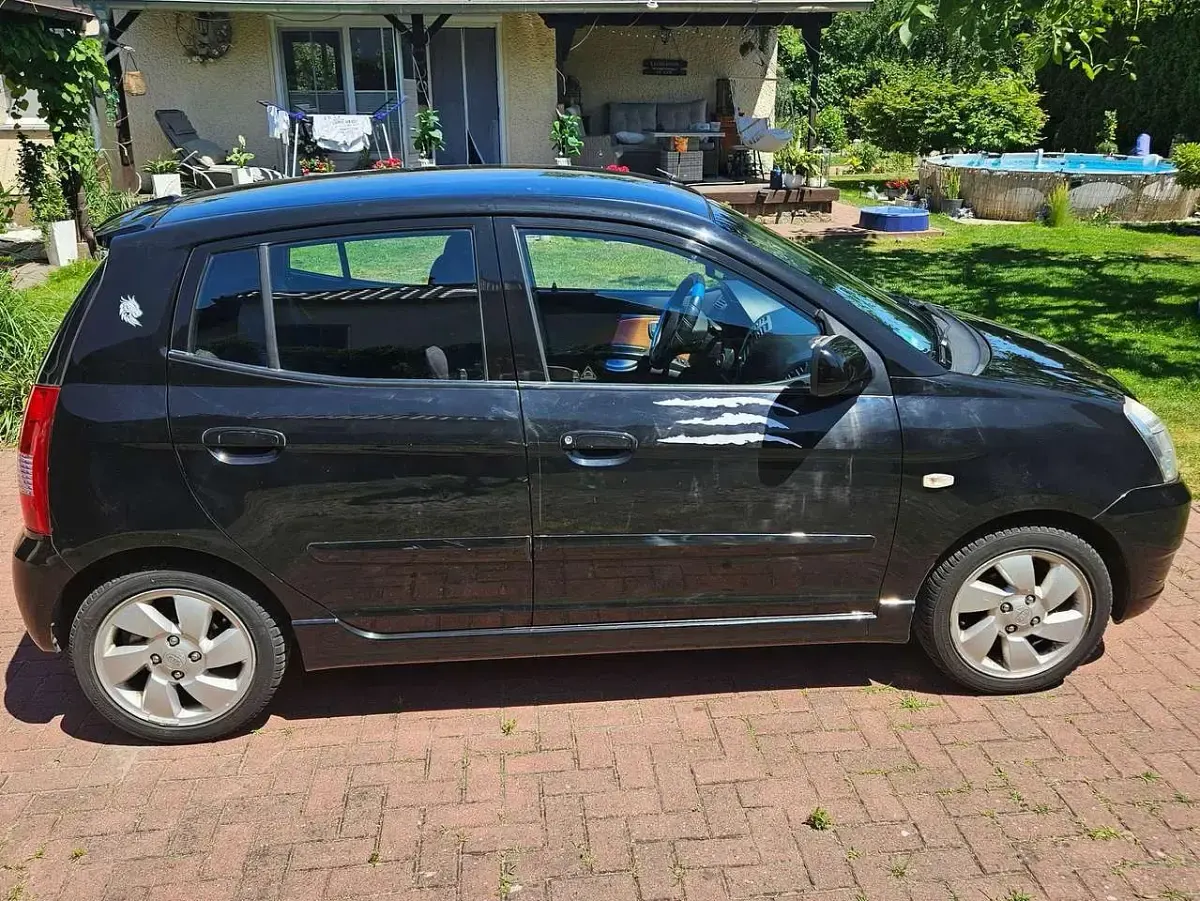 Gebraucht Kia Picanto EX 65 PS (47 kW) 2005 Schwarz Kleinwagen
