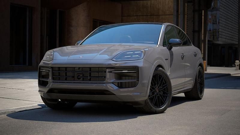 Neu Porsche Cayenne E-Hybrid Coupe Black Edition 470 PS (345 kW) 2026 Arktikgrau Coupé