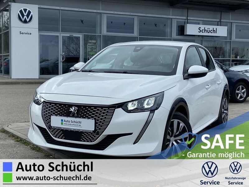 Weiß Gebraucht 2020 Peugeot e-208 Active Kleinwagen | 14.270 € (Guter Preis) - Bild 1/4