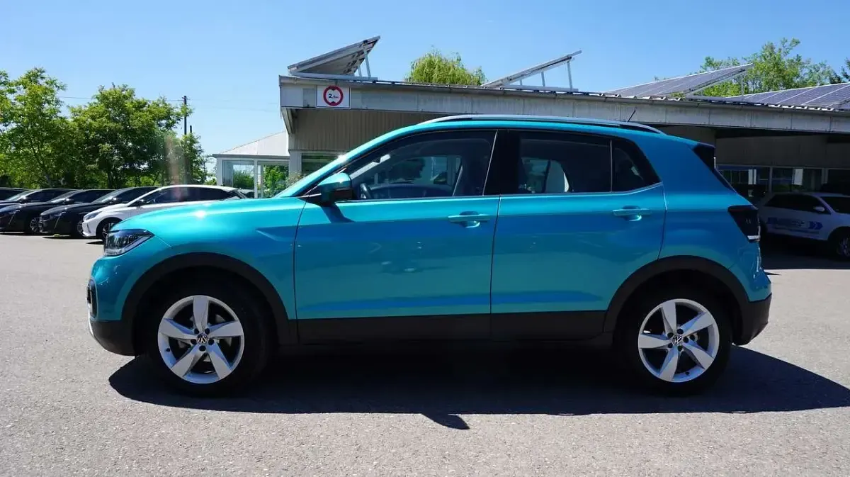 Gebraucht VW T-Cross Style 110 PS (80 kW) 2022 Makena türkis metallic SUV